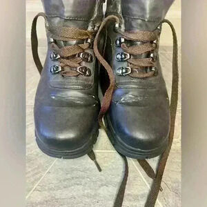 Bass Panama Brown Rugged Hiking Ankle Boots